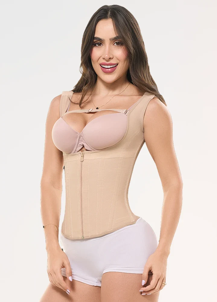 Chaleco Faja: Manga Sisa, control de abdomen y espalda | Salome 314