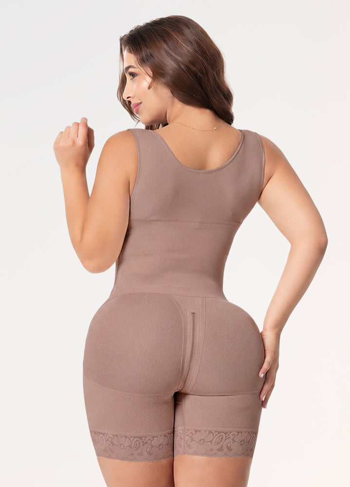 Faja Busto Abierto a Media Pierna | Postparto y Post Operatoria Etapa 2 | Aura Femme
