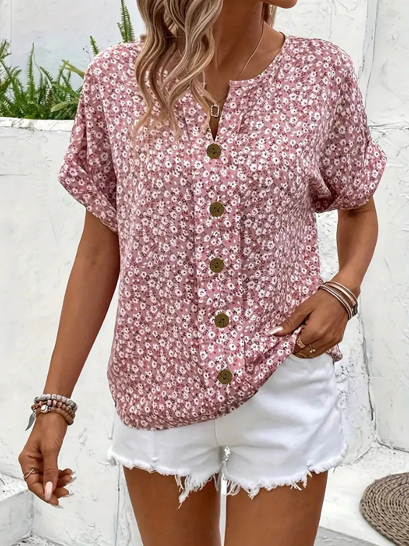 ELA | Blusa Vaporosa con Estampado Floral