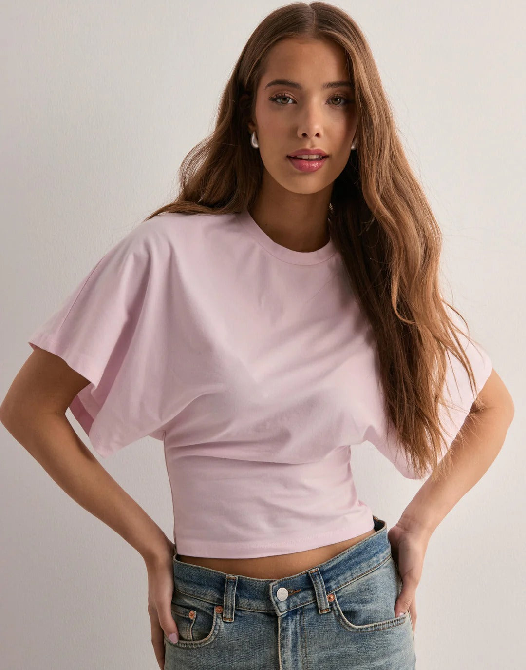 ELA | CAMISETA CON ICONO DE MANGA ANCHA