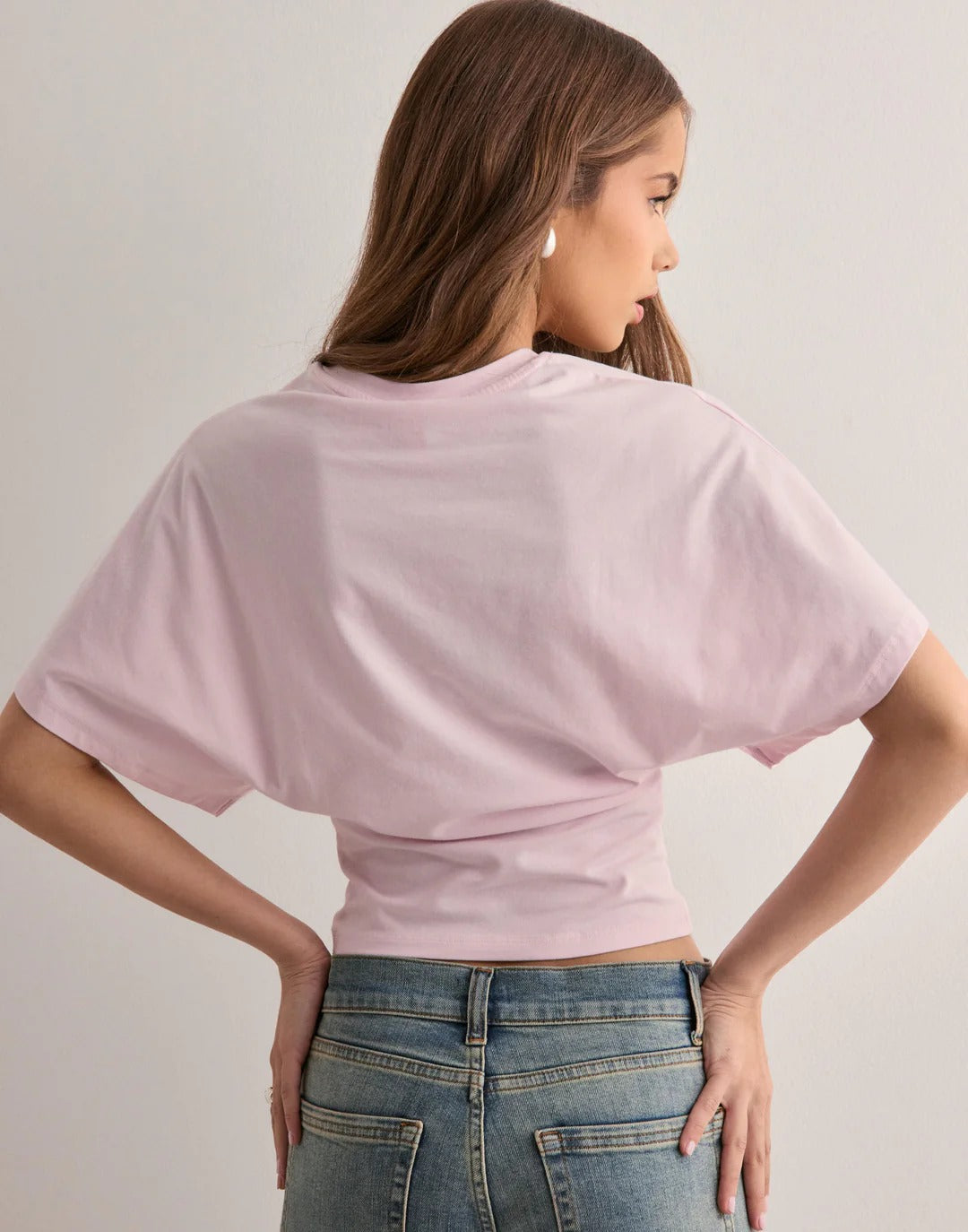 ELA | CAMISETA CON ICONO DE MANGA ANCHA